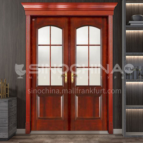 G luxury classic style new style outdoor door entrance door oak door anti-theft security 17
